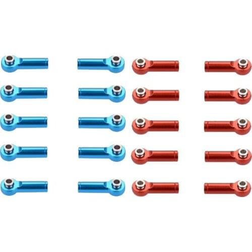 10Pcs M4 Putter Ball, Metal Joint,for 1/10 RC SCX10 Tamiya Truck Parts