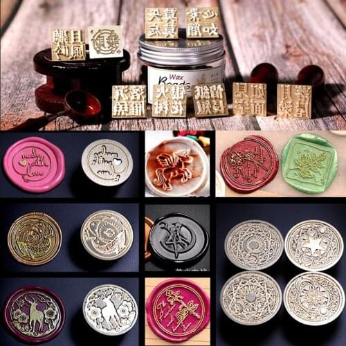 180pcs/bag Vintage Octagonal Sealing Wax Beads for DIY Vintage Crafts Envelope Wedding Invitation Making Tools Seal Beans