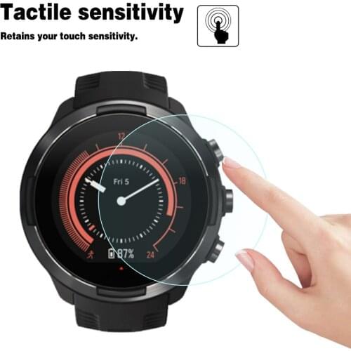 2pcs Smart Watch Protective Cover Tempered Glass Film for Suunto 9 / Suunto 9 Baro Screen Protector