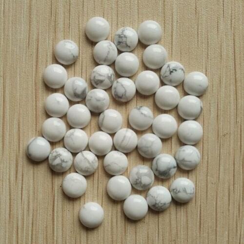 2017 fashion hot selling natural stone round cab cabochon beads for jewelry Accessories 8mm wholesale 50pcs/lot free shipping
