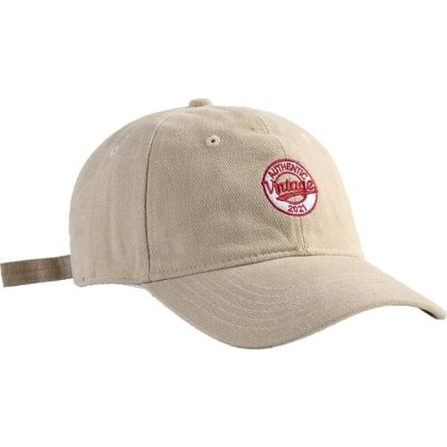 2021 Letter Embroidery Cotton Casquette Baseball Cap Adjustable Snapback Hats for Men and Women 49