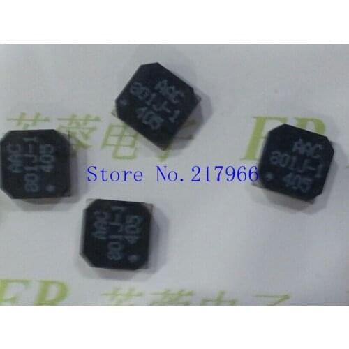 30PCS / lot ,Square AAC 801J SMD passive SMD buzzer 8.5mm * 8.5mm * 3mm 16, Free Shipping