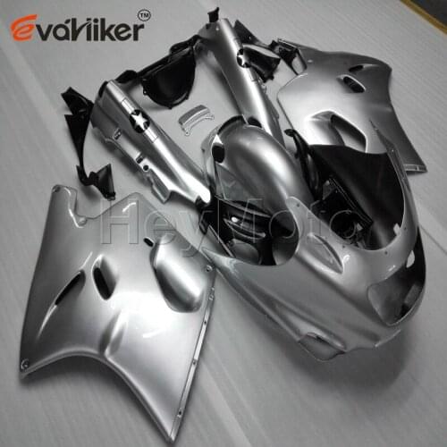 ABS Plastic fairing for ZX11R 1990 1991 1992 1993 1994 1995 1996 1997 19978 1999 2000 2001 silver ZZ-R1100 90 01