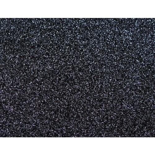 Acrylic/PMMA 1-Sided Fine Glittering Color Sheets 3.0mm for Jewelries, Crafts, Art Works, Decoration - Black (CA8823)