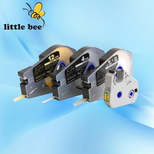 Free shipping4mm I.D. Strip 4mm x 5m (White) cable ID printer tube printer Mk1000 Mk2000 Mk1100,Mk2100 Mk1500 Mk2500