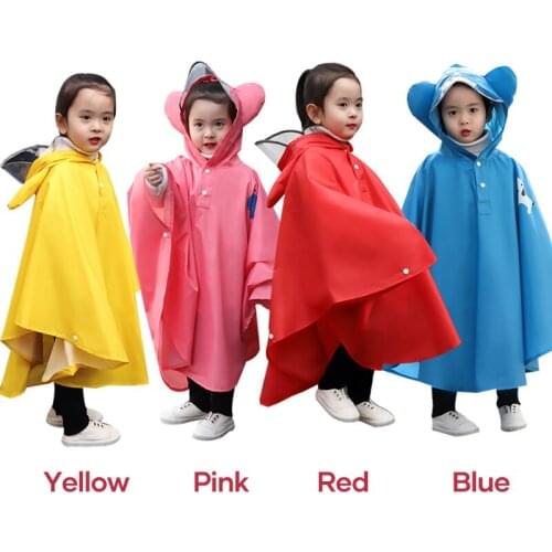 Kids Raincoat Jackets Kids Cartoon Raincoat Cute Cartoon Rain Poncho Toddler Light Outwear for Rain For Kid J2Y