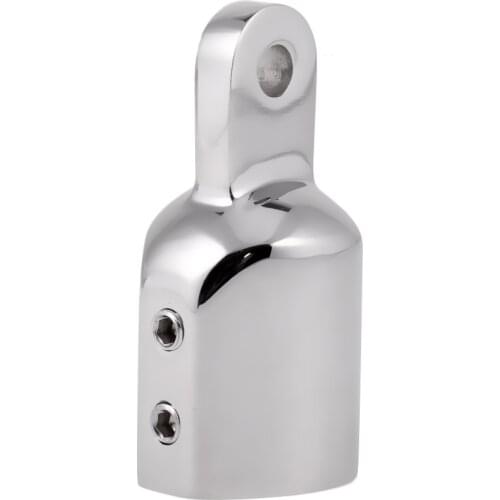 4 Pieces Eye End Cap Boat Bimini Top Fitting Hardware Fits 1" Pipe - Marine Grade 316 Stainless Steel