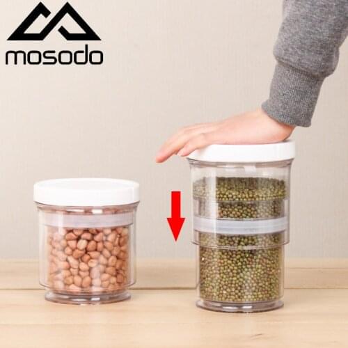Cereals sealed can kitchen food storage tank plastic dry fruit storage tank snack storage box storage tank