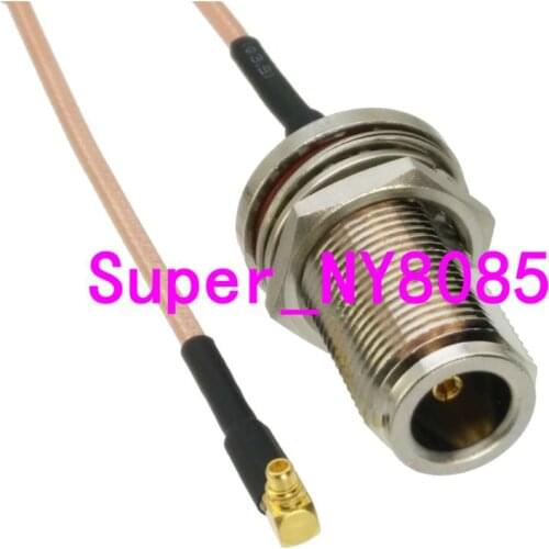 RG316 Cable N Female Bulkhead Straight to MMCX Male Plug Right angle 6inch~10FT