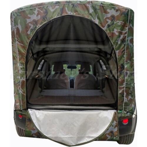 Camouflage Color Car Rear Roof Outdoor Equipment Camping Tent Canopy Tail Ledger Picnic Awning For Toyota LAND CRUISER