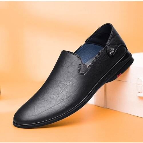 Mens Loafers Genuine Leather Driving Shoes Man Luxury Business Boat Shoes Brand Man Moccasins Casual Shoes Men Handmade Flats