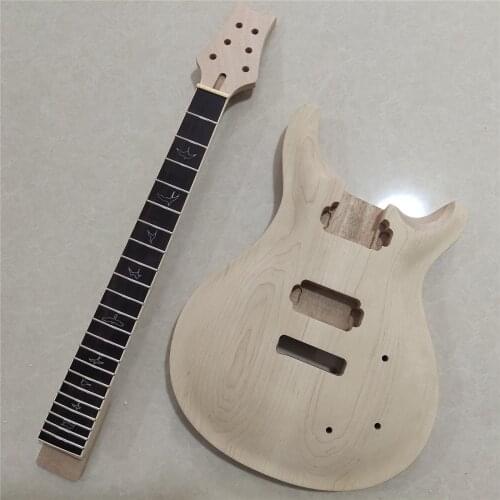 Best 1 Set DIY Electric Guitar Kit Body And Neck 24.75 inch
