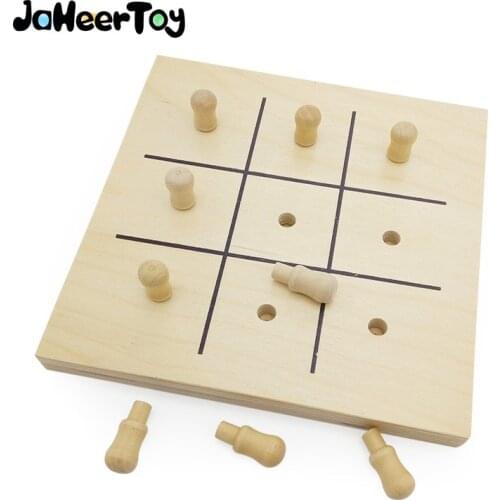 JaheerToy Montessori Early Childhood Educational Wooden Toys Exercise Baby Grip Ability 2-3-4 Years for Kids Wood Toy