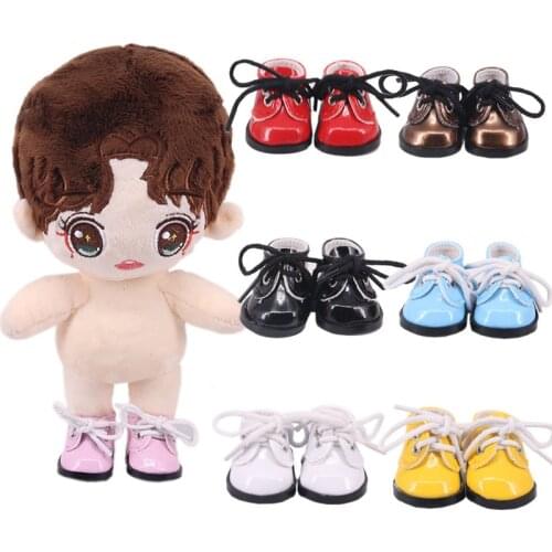5Cm Doll Shoes Canvas Sequins PU Shoes For 14.5 Inch American Doll&BJD EXO Doll&32-34Cm Paola Reina Doll Russia Girl Toy