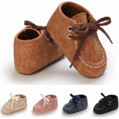 Toddler First Walker Baby Shoes Boy Girl Classical Sport PU Suede Leather Multi-Color Crib Baby Moccasins Casual Shoes