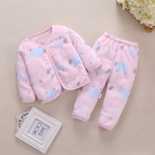 Children Pajamas Baby Clothing Set Kids Unicorn Cartoon Sleepwear Autumn Cotton Nightwear Boys Girls Cartoon Pyjamas Set