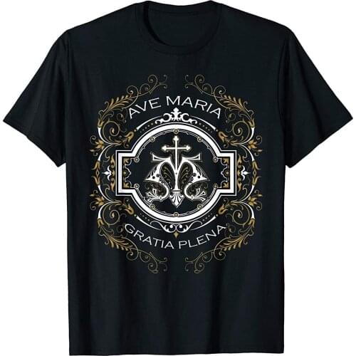 Ave Maria Schubert Latin Mass Blessed Mother Mary Hail Gift T-Shirt