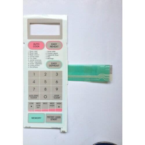 Suitable for Sharp Microwave Oven Touch Key Switch Panel Switch R-4A45 Membrane Switch