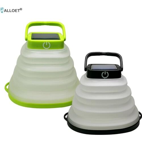 Solar LED Camping Light USB Rechargeable Bulb For Outdoor Tent Lamp Portable Lanterns Emergency Lights Solar Lamp