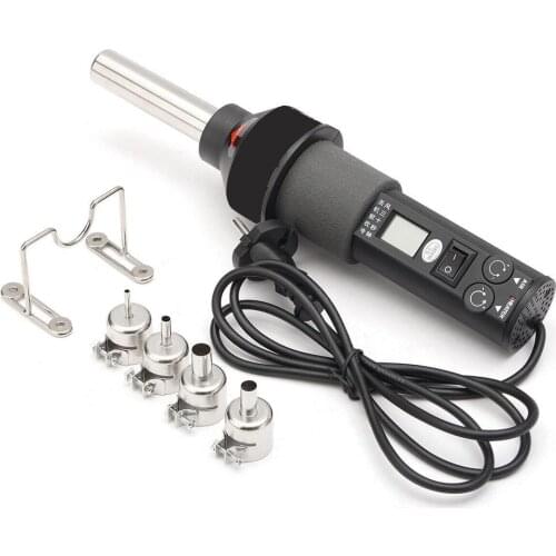 Heat Gun 220V /110v LCD Digital Display Adjustable Electronic Temperature Hot Air Gun Solder Station+Electric Soldering Iron
