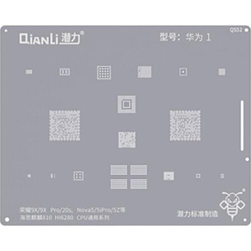For HUAWEI Honor 9X PRO V20 V10 7i G7 5S P9 P7 20S 20 Lite P30 Mate 10 NOVE 2S BGA Reballing Stencil Solder BGA Heating Template