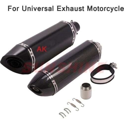 Motorcycle Universal Exhaust Muffler Pipe Motorcross Escape Moto Modified Slip on Sticker For YZF R6 Z900 Z1000 GTS300 CBR650 R3