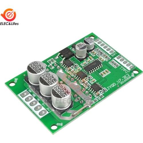 500W PWM Brushless DC Motor Controller Hall Motor Balancing Balanced Car Driver Control Board Module Speed Controller DC 12V-36V