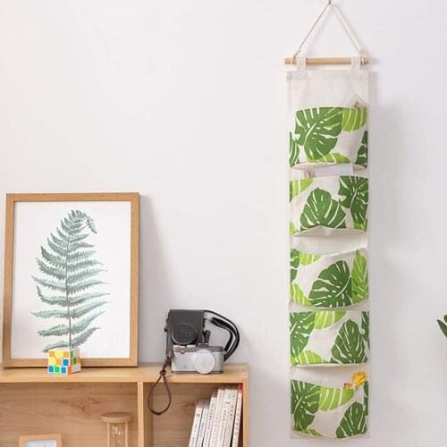 Waterproof Storage Bag Hanging on the Door Closet Storage Rack Linen Storage Bag 2 Pieces