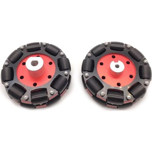 4 inch 100mm Omni wheel Omni-directional Tires with 6/8/10mm Coupling Adapter for Robocon Robomaster DIY Robot Toy Parts