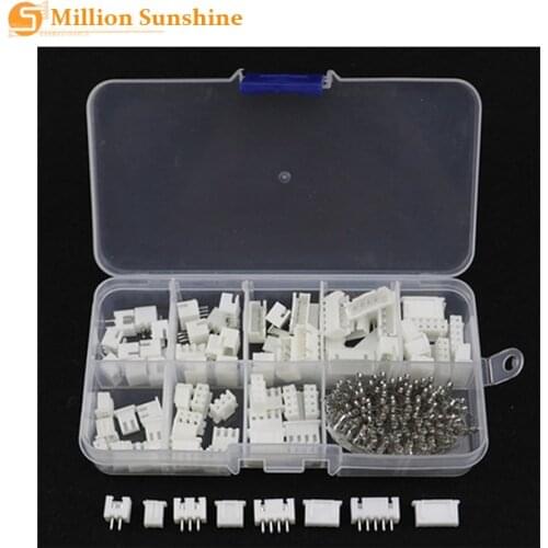 XH2.54 2p 3p 4p 5 pin 2.54mm Pitch Terminal Kit/Housing/Pin Header JST Connector Wire Connectors TJC3 Dupont Diy Electronic Set