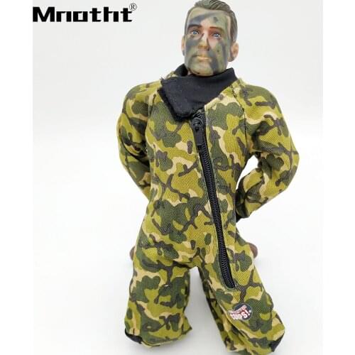 1/6 Scale Soldier Conjoined clothes camouflage Combat suit Model For 12inch Action Figure Toys Collection
