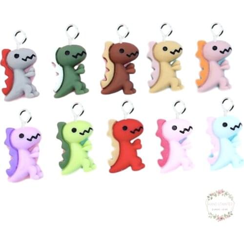 Resin Kawaii Charms For Jewelry Making Cute Cabochon Flat Back Dragon Baby Dinosaur Pendants Charms Bracelet Necklace Making