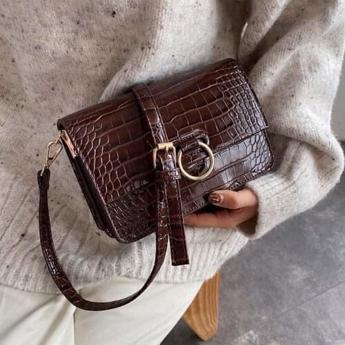 2020 New Fashion PU Leather Woman Mini Crossbody Bags Retro Style Shoulder Messenger Bag Handbags and Purses