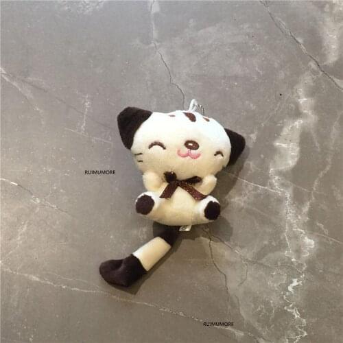 Mix colors, wholesale 30pcs little new cat Plush Stuffed Toy ; small keychain gift plush toy