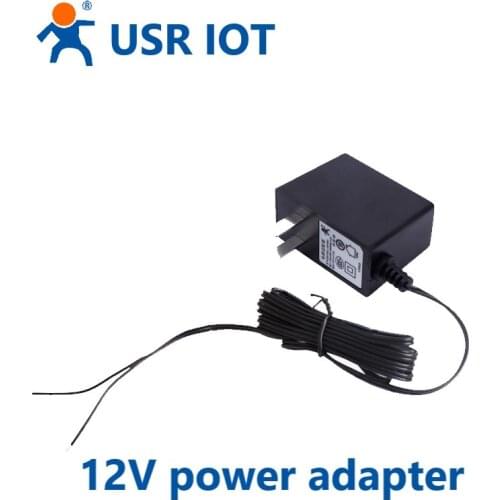 12V Power Adapter DIN-rail series products USR-NET-DC/12V/1A-CCC-DY EU US Plug Charger Adaptor 1M