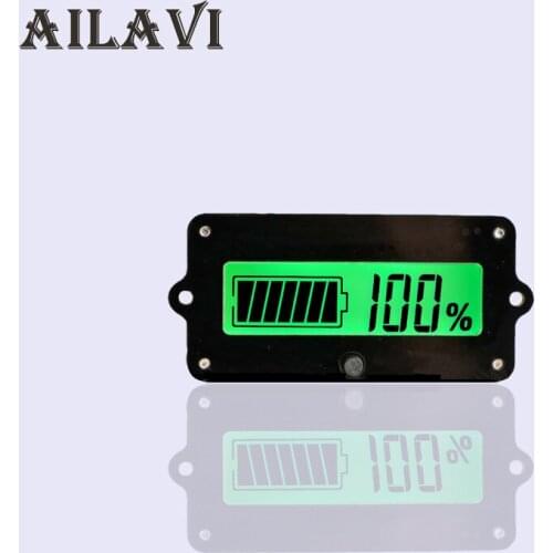 Ailavi 4S-15S Polymer Lithium Battery Voltage Capacity Tester Lead-acid LCD Battery Capacity Tester 12V 24v 36v 48v For Car
