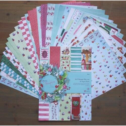 DIY Album Photo Scrapbooking set Decorative Papers Craft paper A4 Single Side Printed 48pcs/Set