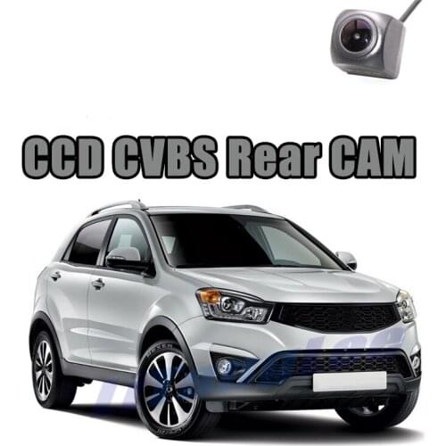 Car Rear View Camera CCD CVBS 720P For SSangYong New Actyon Micro Rexton II 2011~2015 Reverse WaterPoof Parking Backup CAM