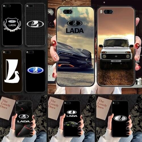Russian Car LADA Phone case For Xiaomi Mi Max Note 3 A2 A3 8 9 9T 10 Lite Pro Ultra black art shell luxury waterproof 3D funda