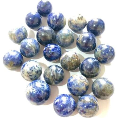 Sodalite Ball Hand Carved Sphere Crystals Healing Stones For Home Decoration