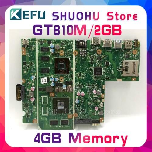 KEFU For ASUS X541SC X541S F541SC CPU/N3160 4GB/Memory Laptop Motherboard Tested 100% Work Original Mainboard