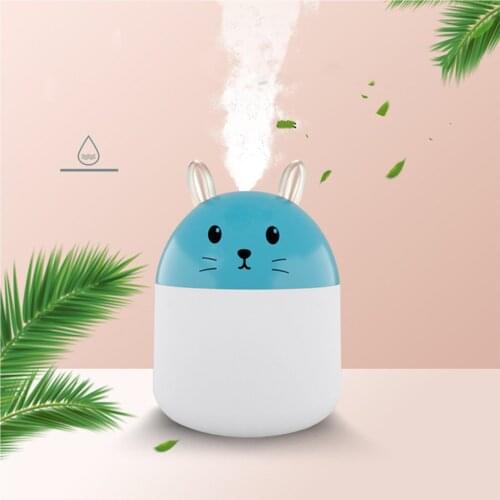 New Humidifier Cute Pet Mini Household Small Moisturizing Aromatherapy Car Creativity Air Bear Usb Humidifier Led Mist Maker#g4