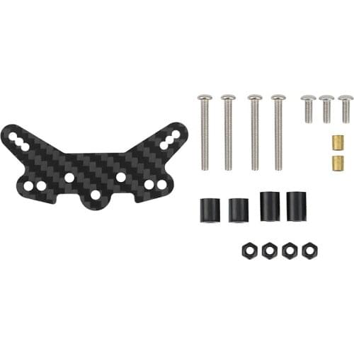 Carbon Fiber Front Shock Tower 54556 for Tamiya TT-02B TT02B 1/10 RC Off Road Car Upgrade Parts