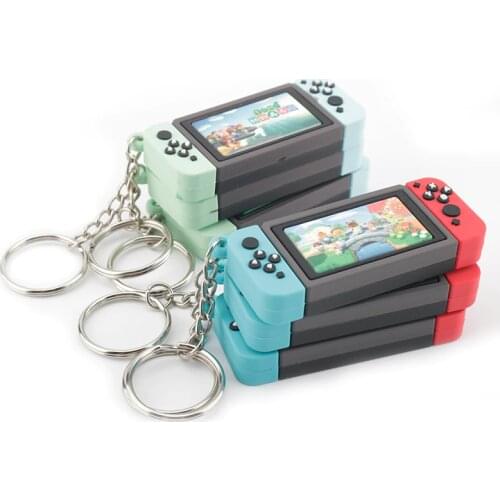 Switch Game Machine Keychains Animal Key chains Fashion Jewelry Accessories Cute Shaped Pendants Keyrings