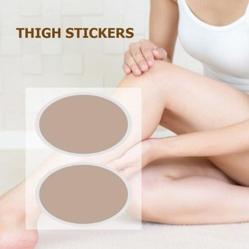 1 Pair Sweat Thigh Tapes Outdoor Unisex Disposable Spandex Invisible Body Anti-friction Pads Patches for Men Women Health Care