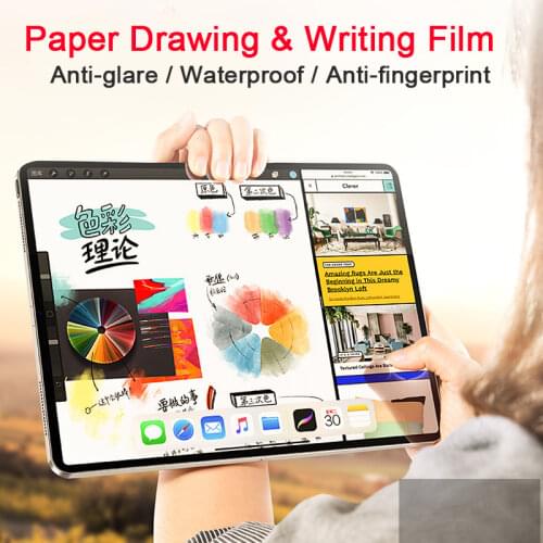 Paper Like Film For Huawei Matepad Pro 10.8 12.6 2021 T5 T10 T10S C5 M6 M5 Lite 10 Screen Protector Matte Painting Writing Film