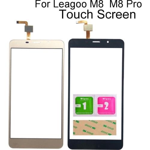 Touch Screen For Leagoo M8 / M8 Pro Digitizer Panel Sensor 3M Glue Wipes Touch