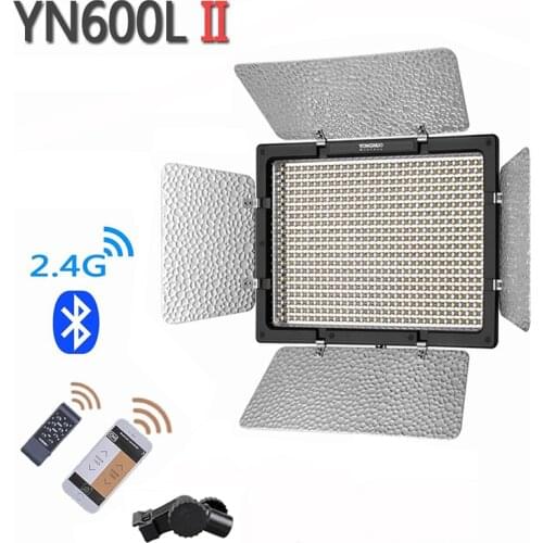 YONGNUO YN600 II YN600L II LED Studio Light 3200K 5500K Color Temperature Adjustable Brightness for Camera Camcorder