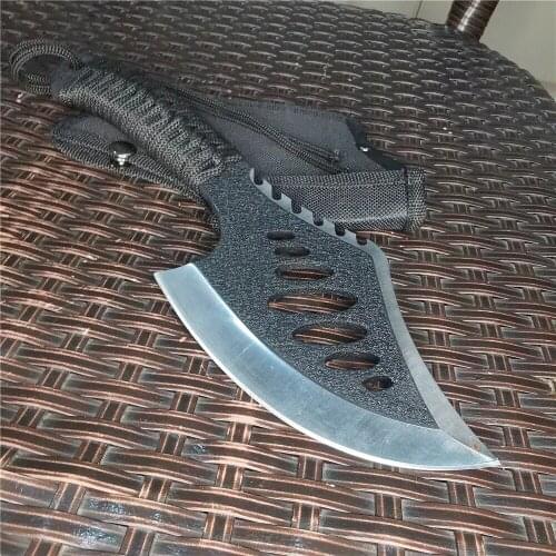 CS Sharp Tomahawk Axes Hatchet Camping Hand Fire Axe Boning Knife Chopping Meat Bones for Outdoor Survival
