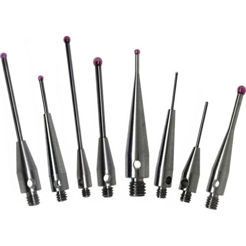 M2 Renishaw Three Coordinate Stylus Three-dimensional Probe Ruby Head Diameter 1.0/1.5/2.0/2.5/3.0